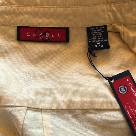 Yellow Crable for Her long sleeve button down - Picture 4 of 7